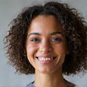 Diverse team member smiling